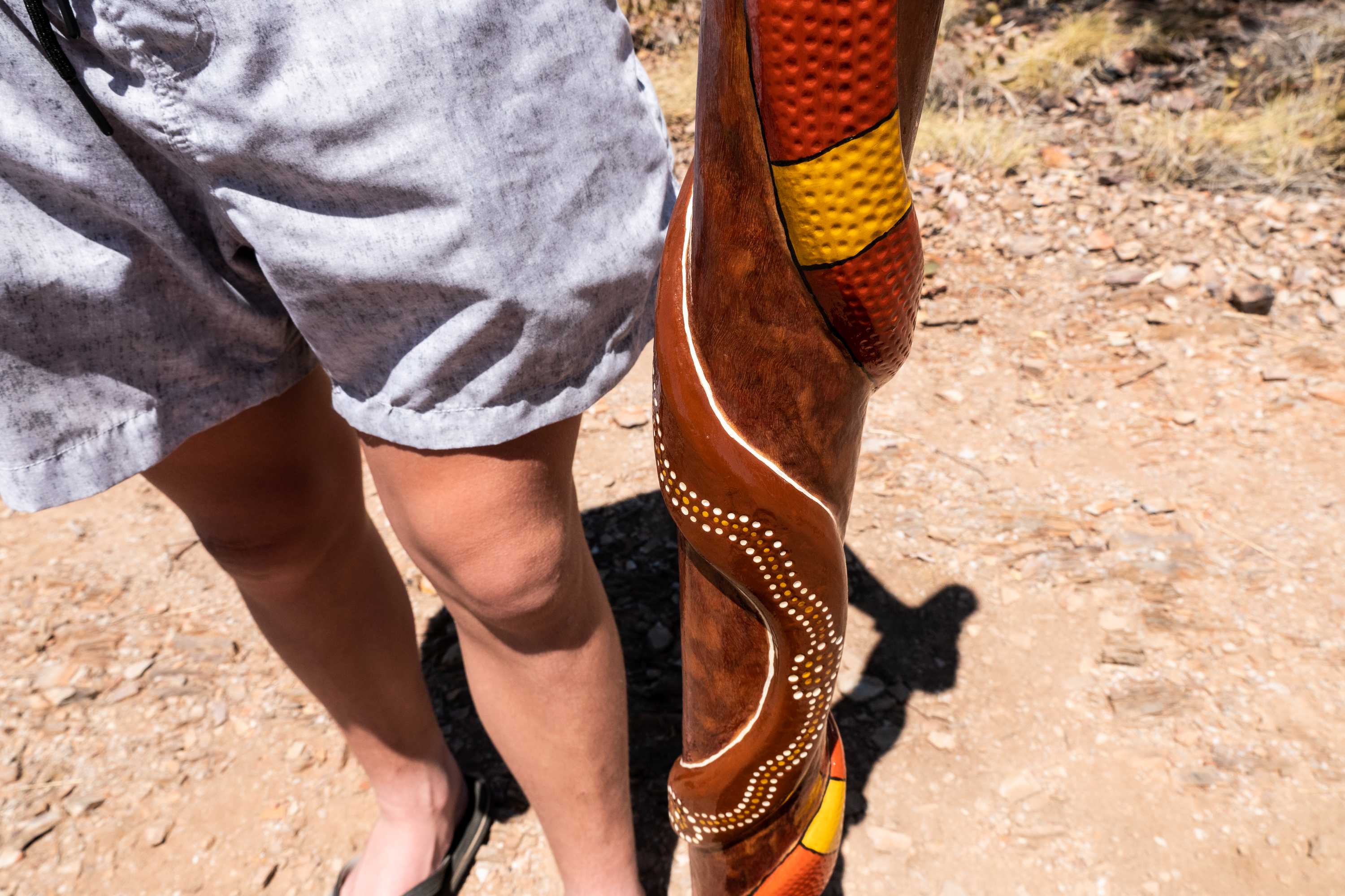 Mount Isa teenage didgeridoo player Linkyn Macmillan takes talents to