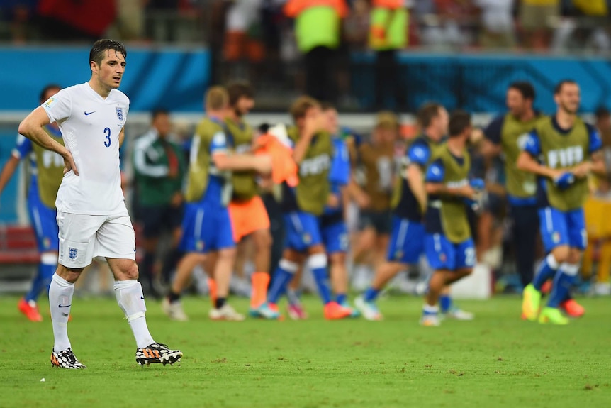 Leighton Baines after England's loss to Italy