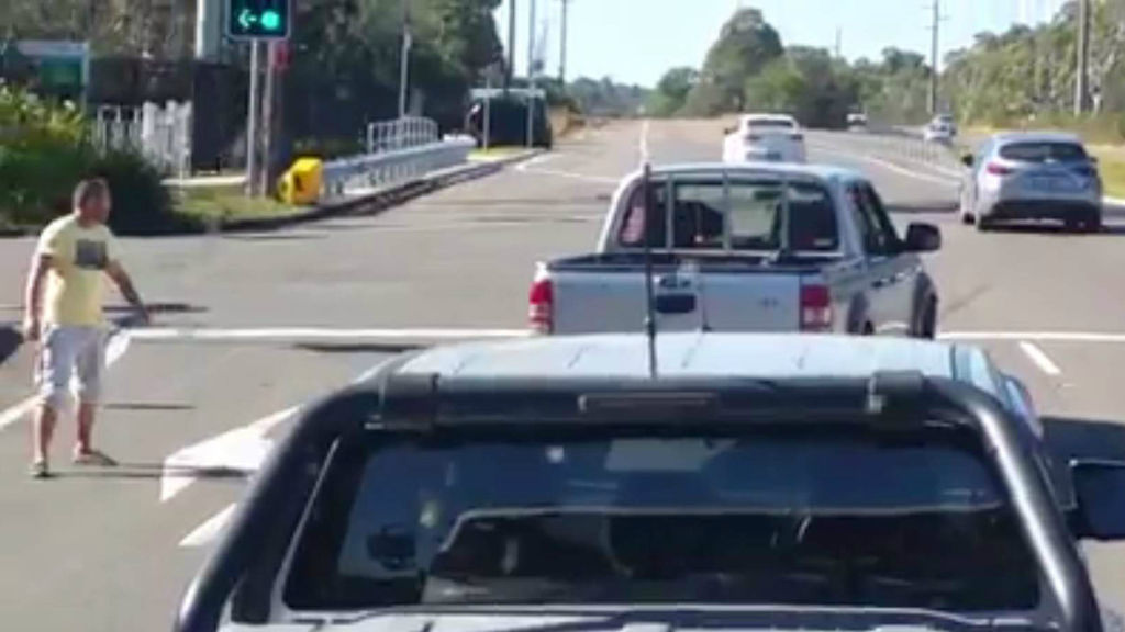 Woman punched in face in viral NSW road rage video facing charges - ABC ...