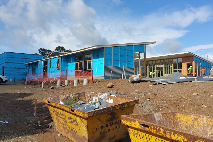 The disability respite centre under construction in Canberra's south
