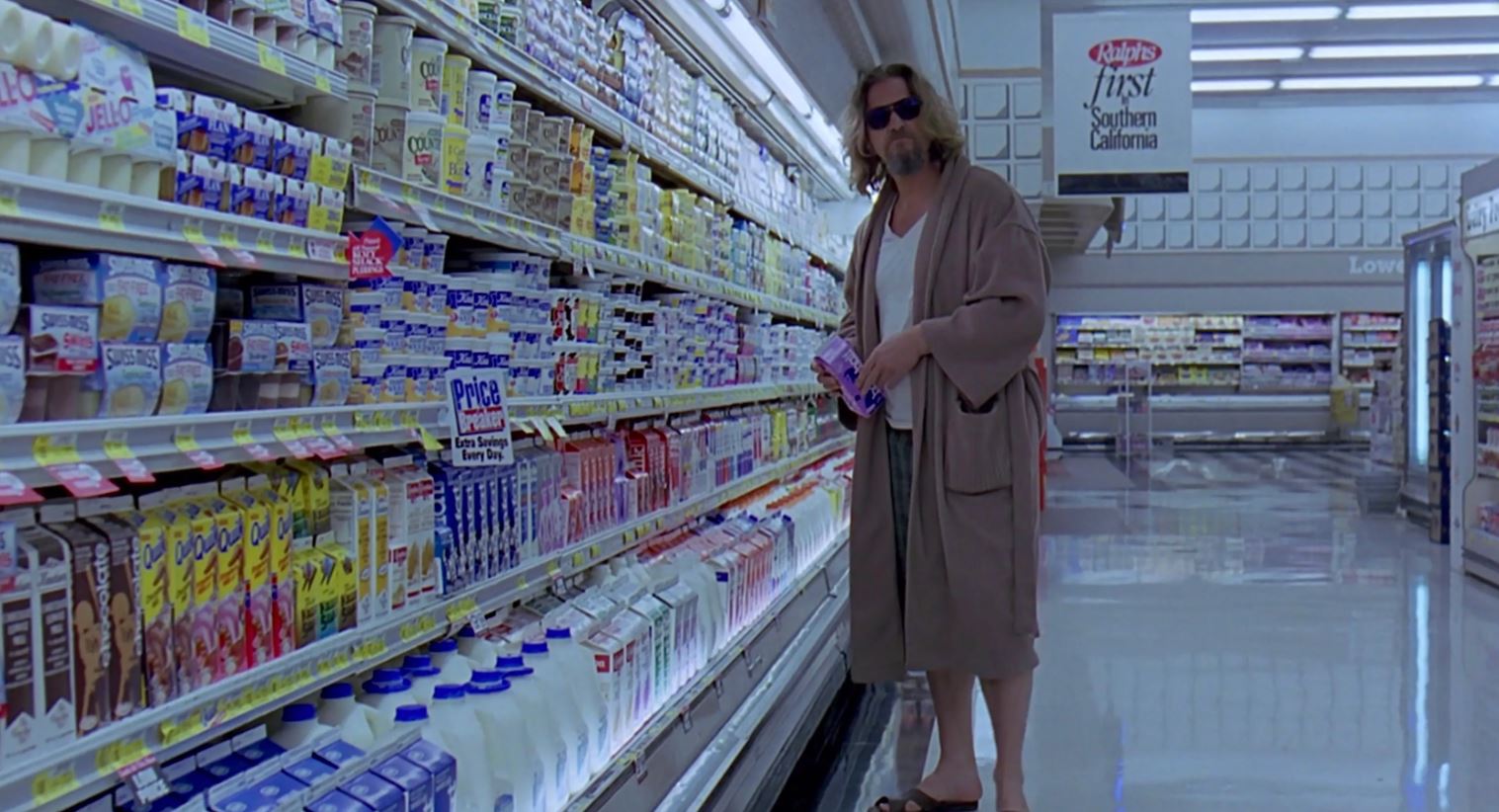 Jeff Bridges stars as The Dude in the film The Big Lebowski.
