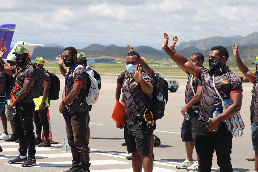 The Hunters departed PNG in February ahead of the 2021 season.