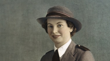 A studio portrait of Australian Army nurse, Vivian Bullwinkel, in service dress uniform