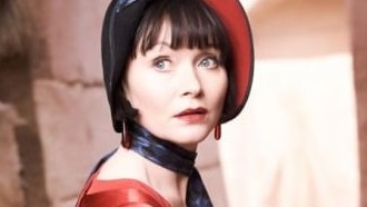 Essie Davis as Miss Fisher in the upcoming move Miss Fisher and the Crypt of Tears.