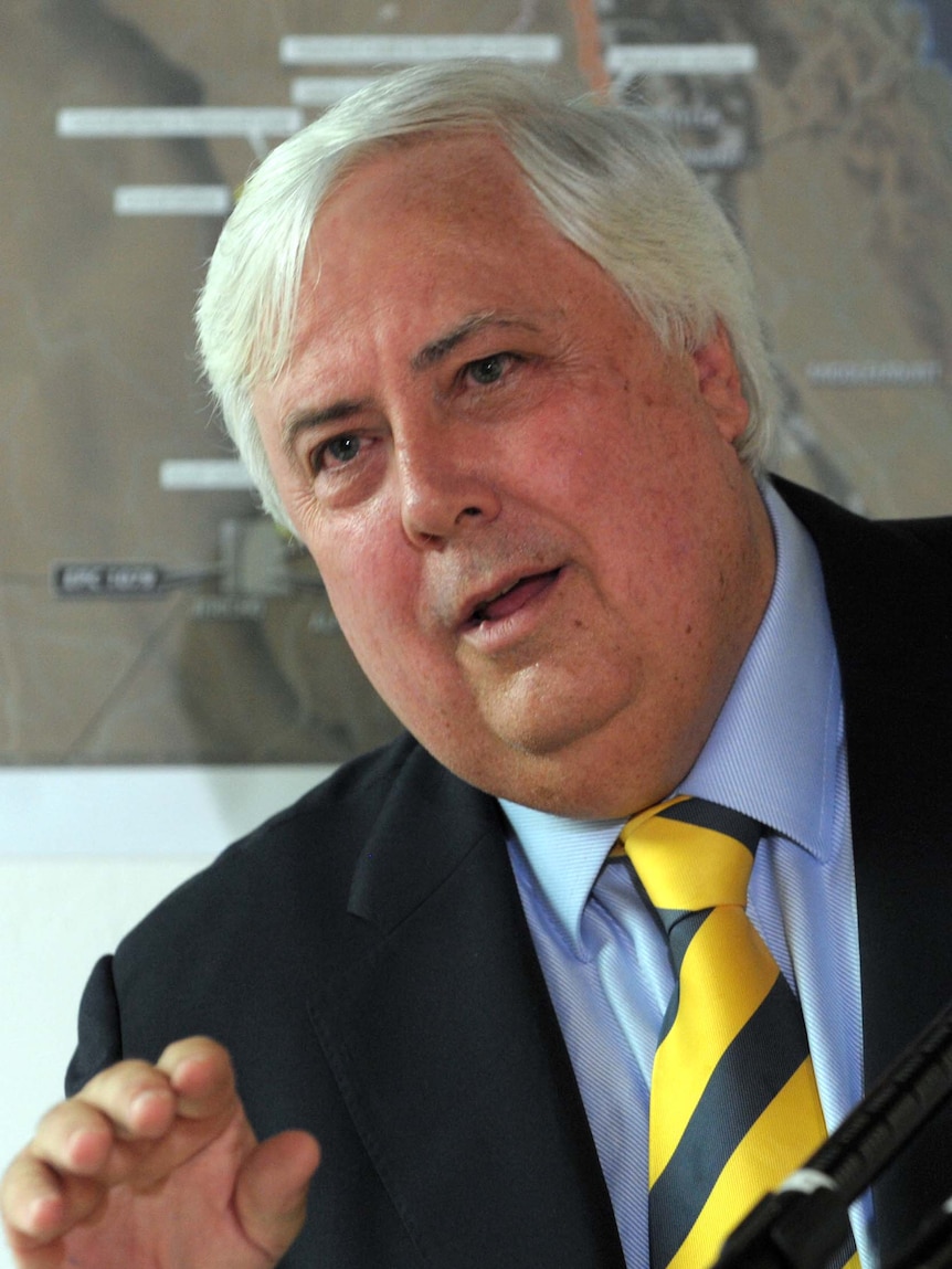 Minerology Pty Ltd executive chairman Clive Palmer