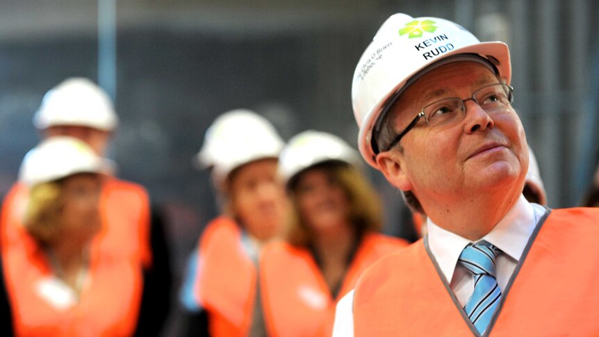 Kevin Rudd inspects new section of Royal Prince Alfred Hospital