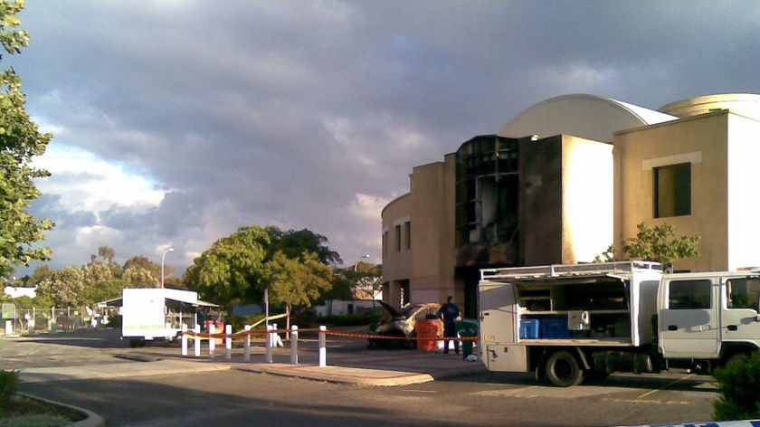 Joondalup police station fire