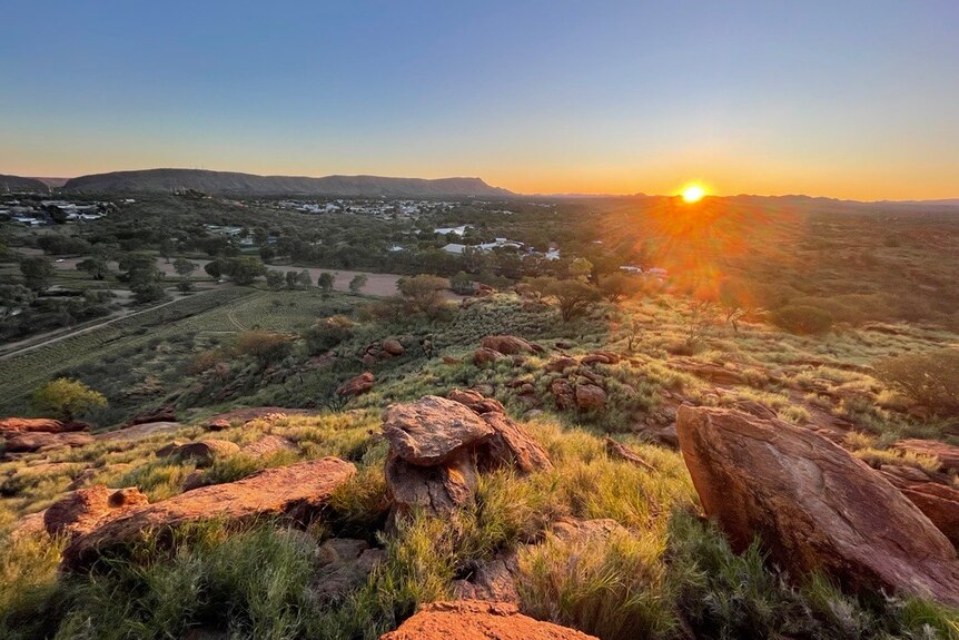 A view of Alice Springs
