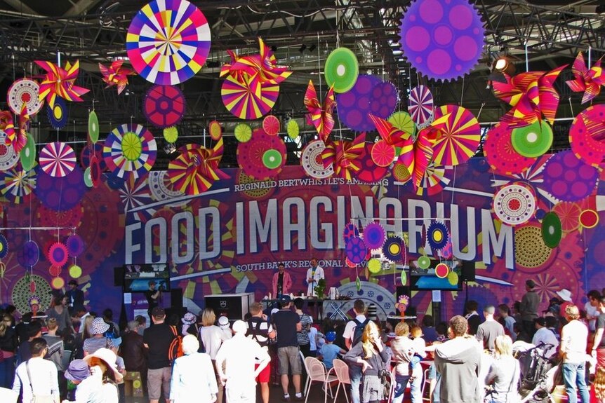 An exhibit at the Regional Flavours Festival in South Brisbane, Queensland.