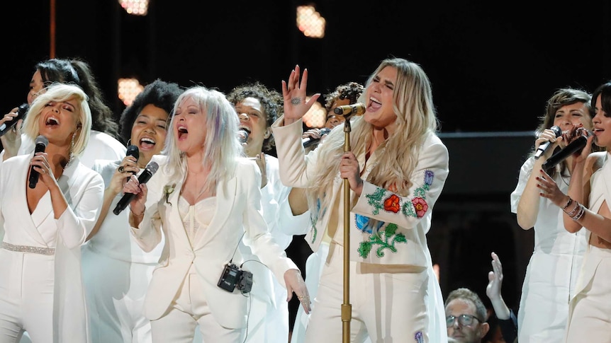 Kesha at the Grammys