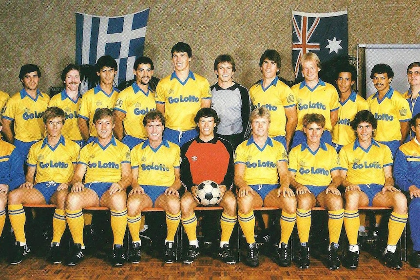 The Canberra Arrows in 1984, the capital's team in the NSL