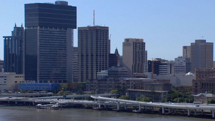 Brisbane city landscape and Brisbane river