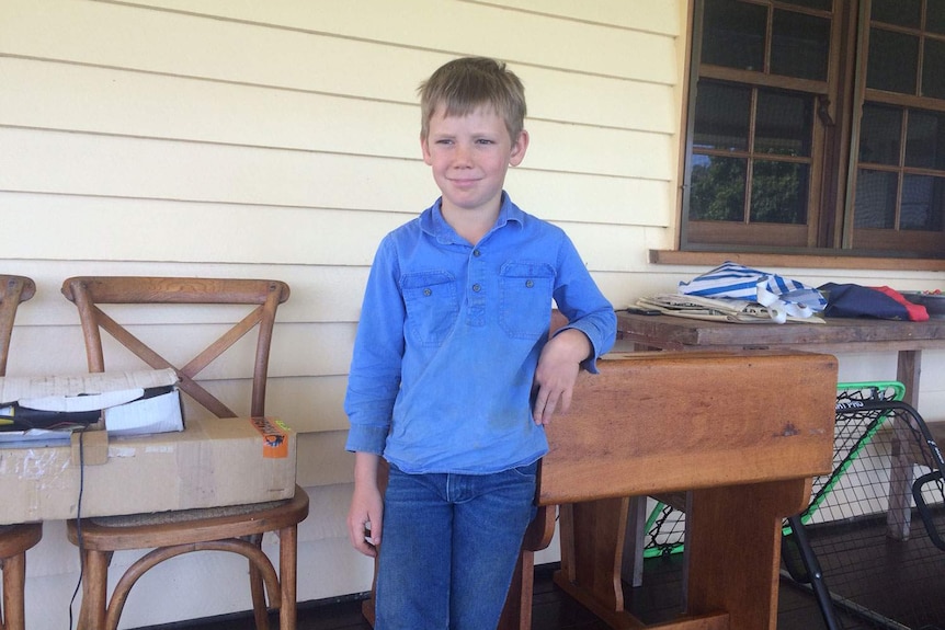 Hamish McArthur lives on a cattle property at St Lawrence in central Queensland