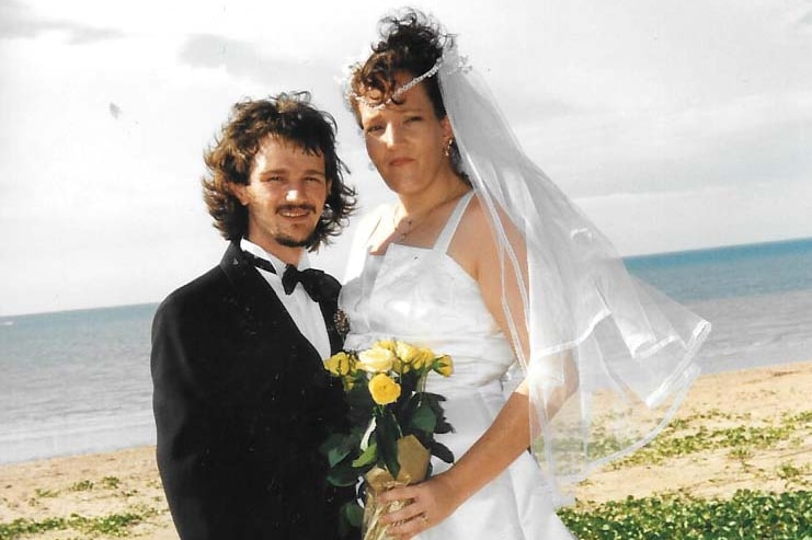 Heather Fotiades on her wedding day.