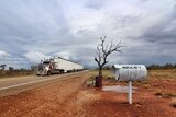 The turnoff to Muckaty Station