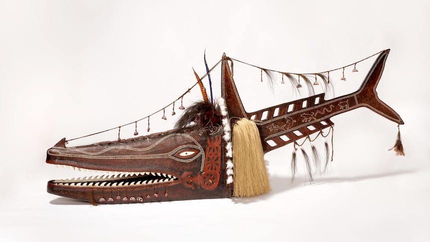 Alick Tipoti, Koedal Baydham Adhaz Parw (Crocodile Shark) mask 2010.