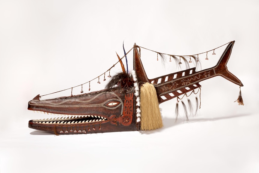 Alick Tipoti, Koedal Baydham Adhaz Parw (Crocodile Shark) mask 2010.