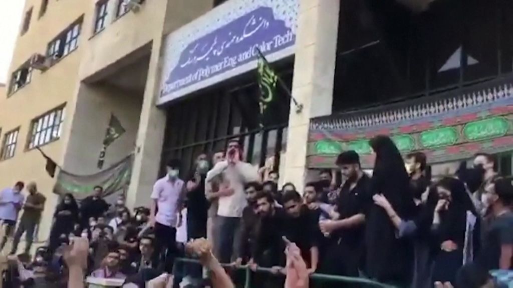 Two Killed In Protests Over Woman's Death In Custody In Iran, Rights ...