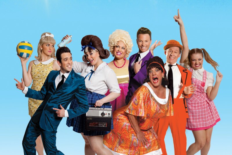 The cast of Hairspray the Big Fat Arena Spectacular.