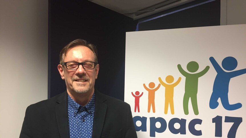 Dr Trevor Clark, research director for Autism Spectrum Australia (Aspect), at the 2017 Asia Pacific Autism Conference