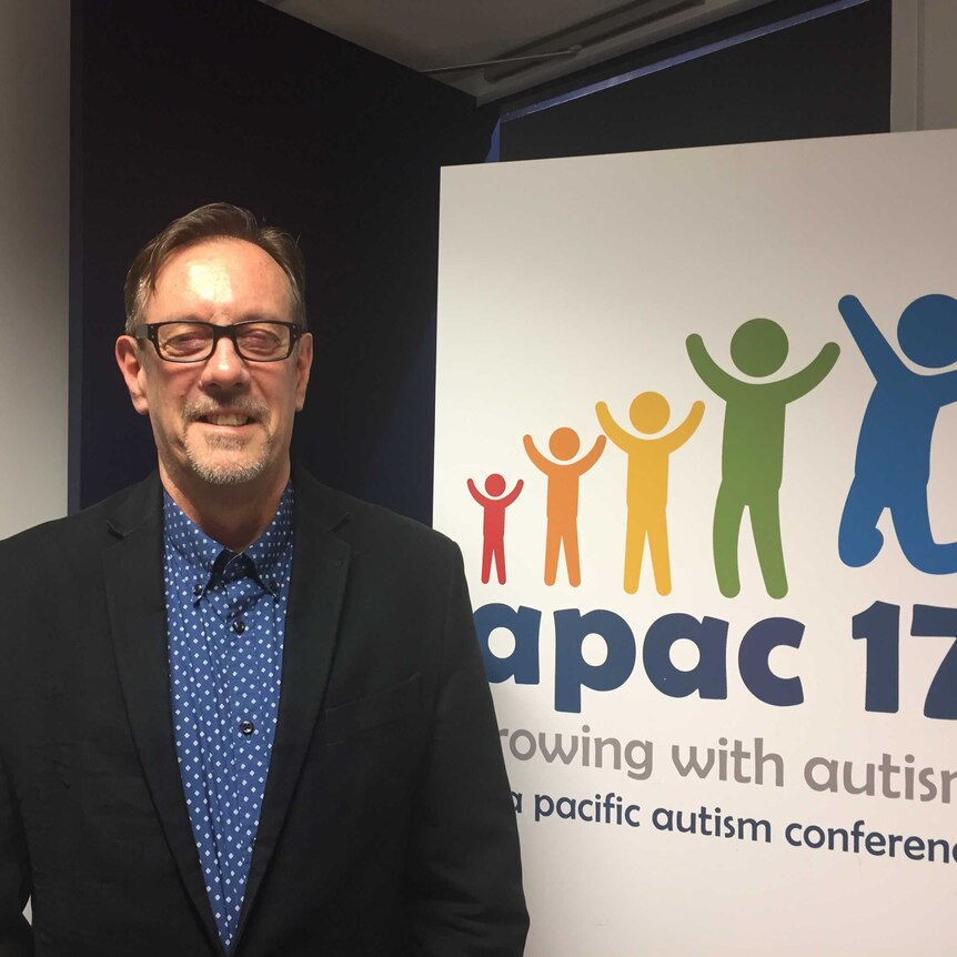 Dr Trevor Clark, research director for Autism Spectrum Australia (Aspect), at the 2017 Asia Pacific Autism Conference