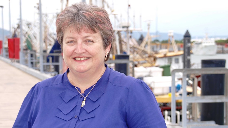 Karen Collard is the first woman to take the helm of the peak lobby group, Queensland Seafood Industry Association