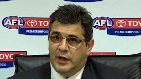 Working through issues ... AFL chief executive Andrew Demetriou.