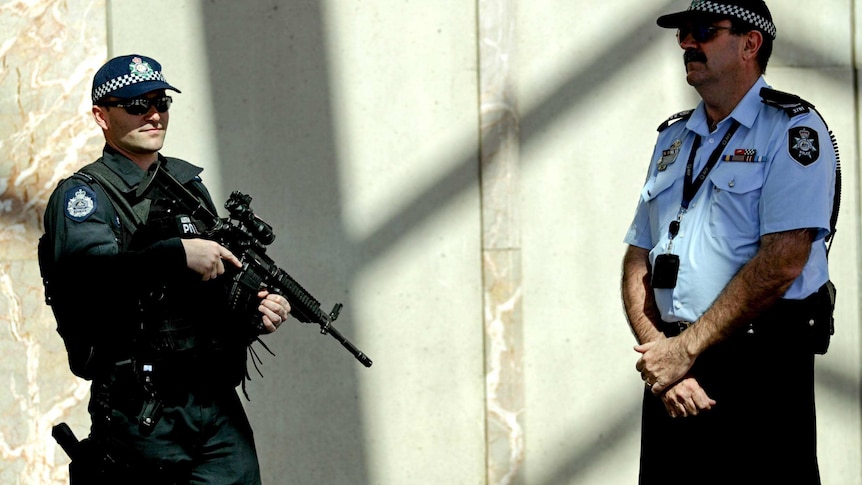 AFP officers at Parliament House