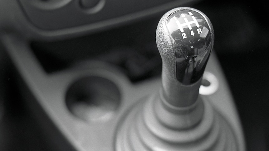 A gear stick.