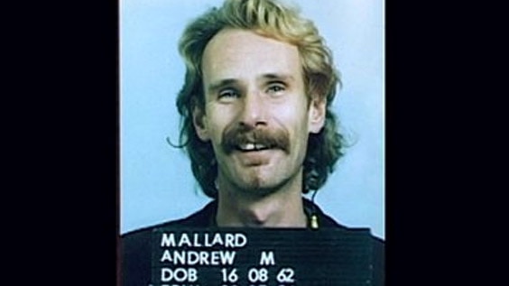 Police photo of Andrew Mallard