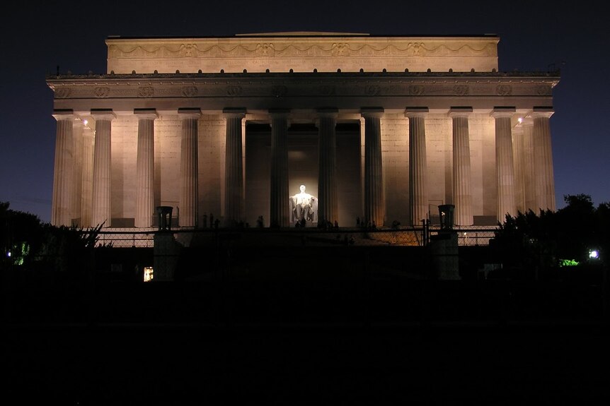 The Abraham Lincoln memorial