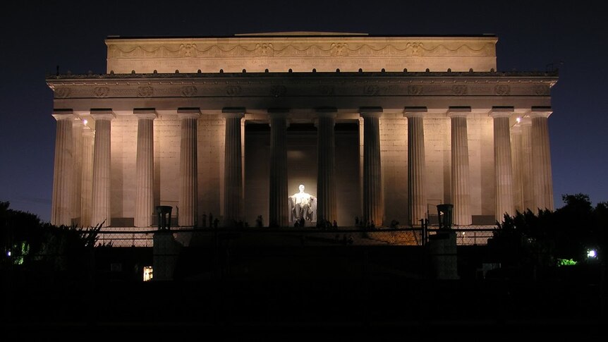 The Abraham Lincoln memorial