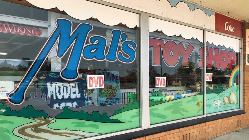 Exterior of Mal's Toy Shop