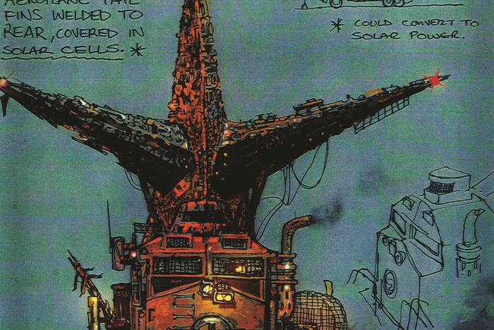 An illustration used in the making of Mad Max: Fury Road.