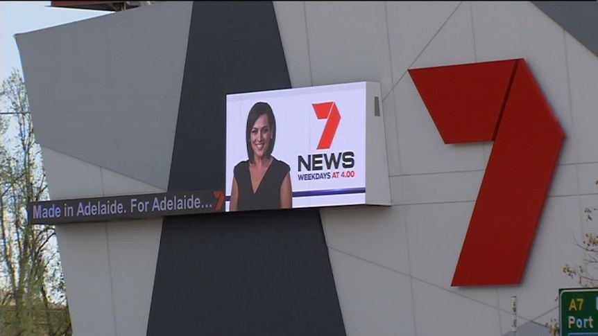 Exterior of the Channel Seven studios in Adelaide