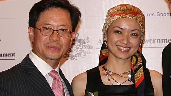 Matthew Ng and his wife, Nikki Chow.