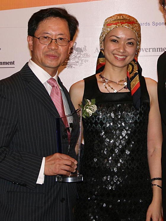 Matthew Ng and his wife, Nikki Chow.