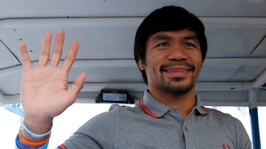 Emmanuel "Manny" Pacquiao says he took drugs as a teenager but fully supports President Rodrigo Duterte.