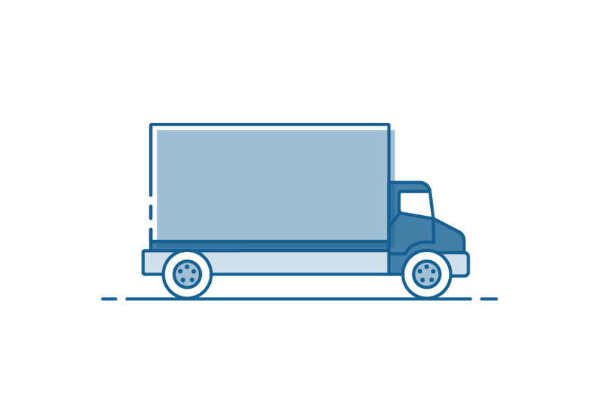 Icon drawing of truck.
