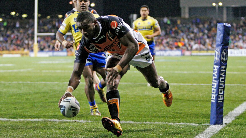 Koroibete touches down for the Tigers