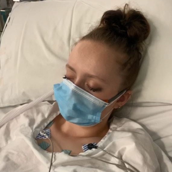 Dakota in hospital