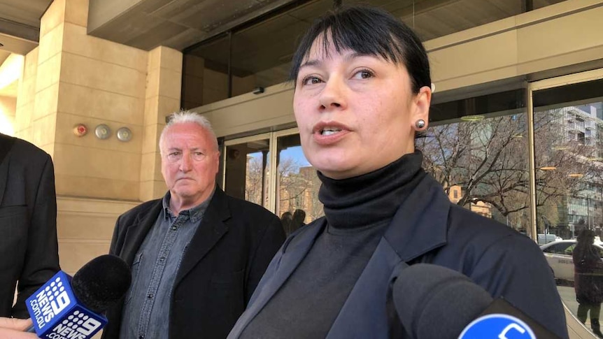 Michelle Ingley-Smith outside court