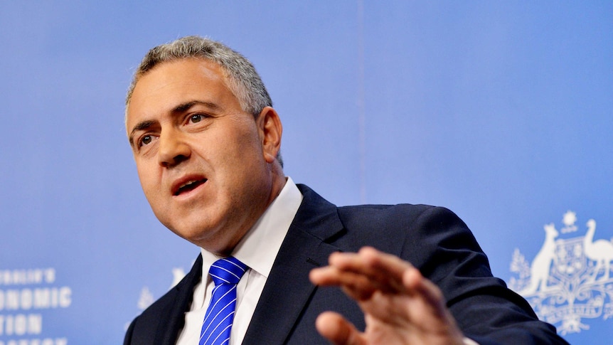 Joe Hockey at Parliament House on June 4, 2014