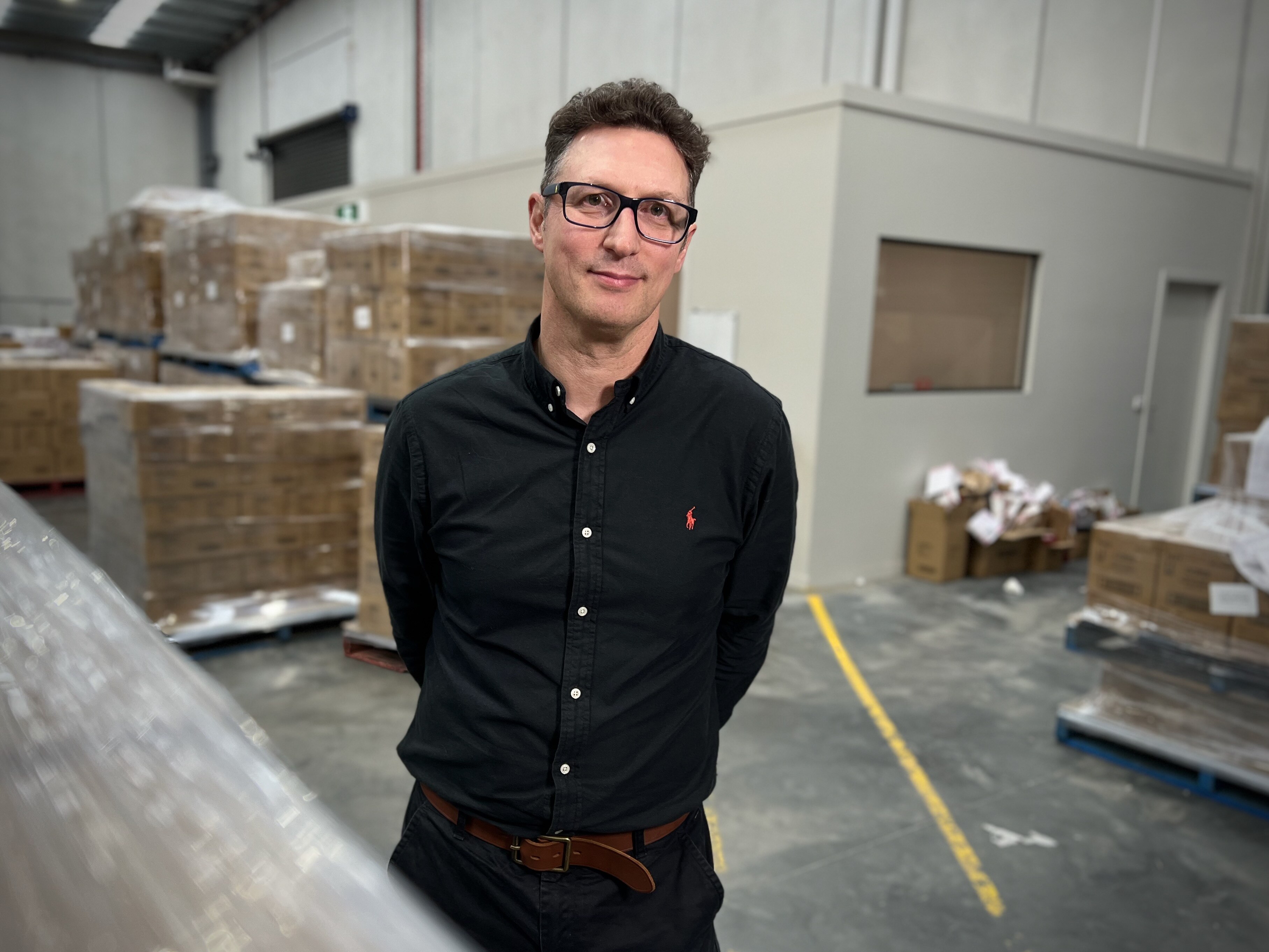 Philip Holm at their Pakenham factory in interview with Nassim Khadem in September 2022