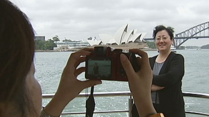 Chinese tourists in Sydney