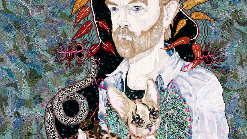 Hugo: Del Kathryn Barton's entry in the Archibald Prize 2013.