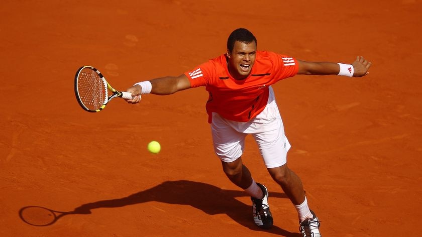 Knee injury ... Jo-Wilfried Tsonga (File photo)