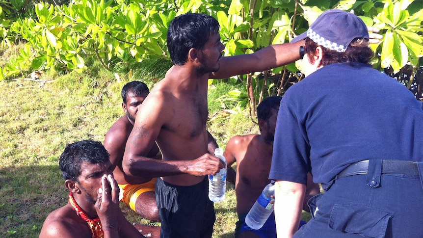 The four asylum seekers are believed to be Tamils