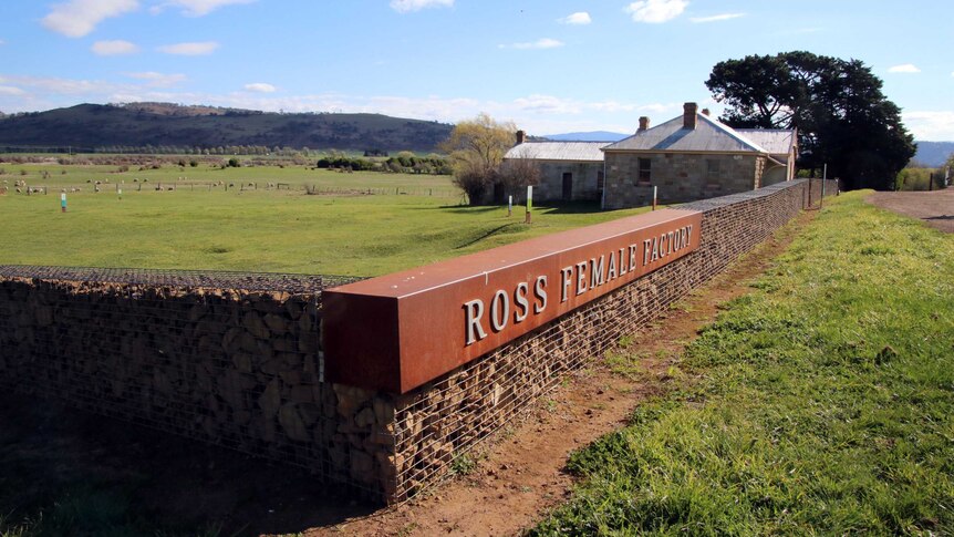 The Ross Female Factory site, where female convicts were held.