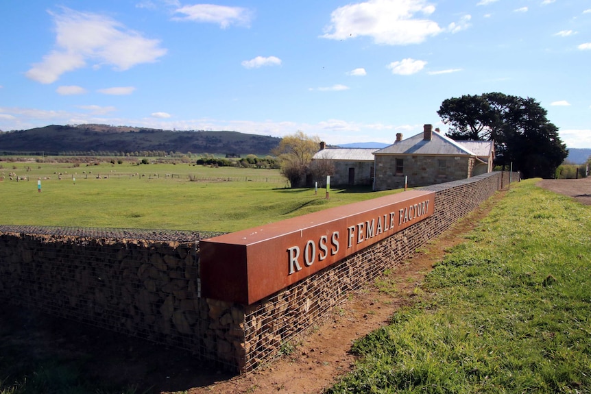 The Ross Female Factory site, where female convicts were held.